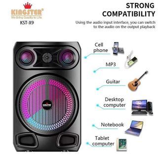 Portable Bluetooth Speaker with remote and microphone