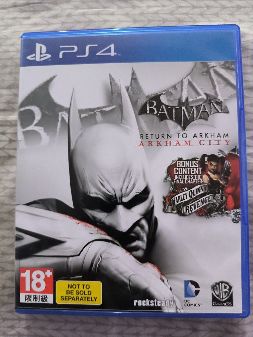 PS4 Batman Return to Arkham (R3), Video Gaming, Video Games, PlayStation on  Carousell
