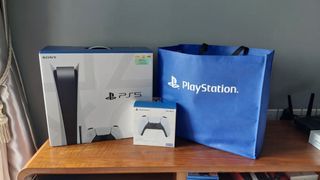 PS5 & Controller BOX ONLY w/ Official playstation bag