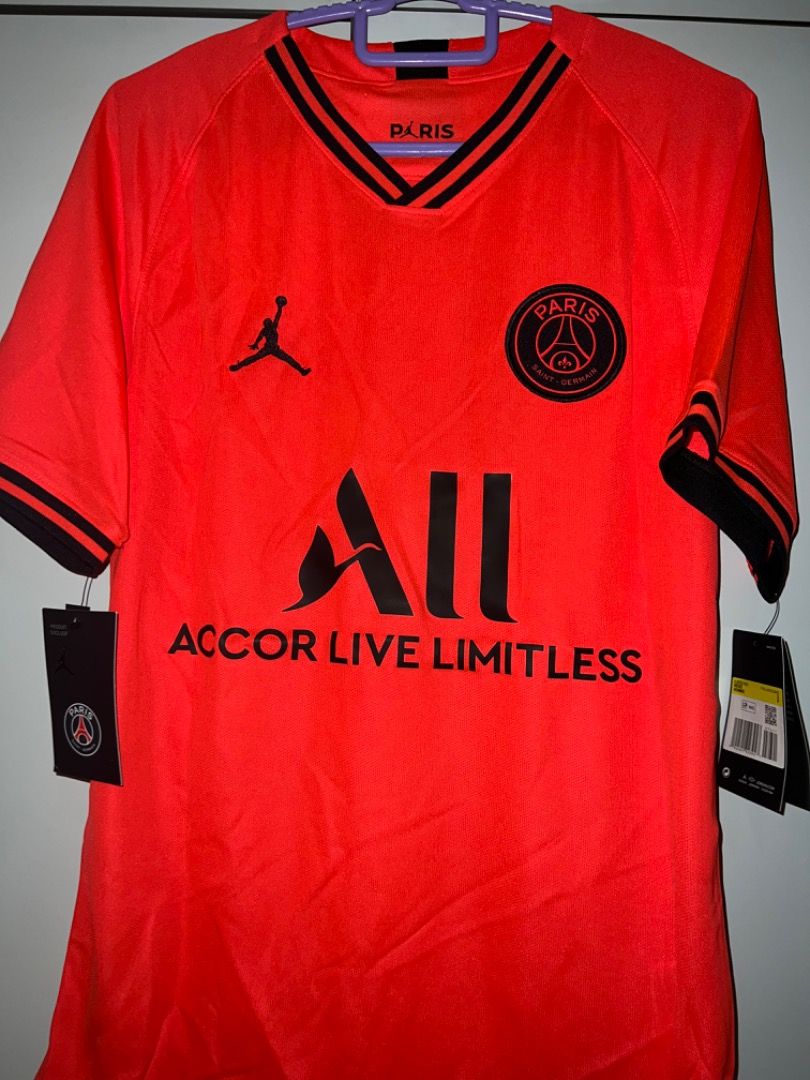 Psg jordan red jersey sales