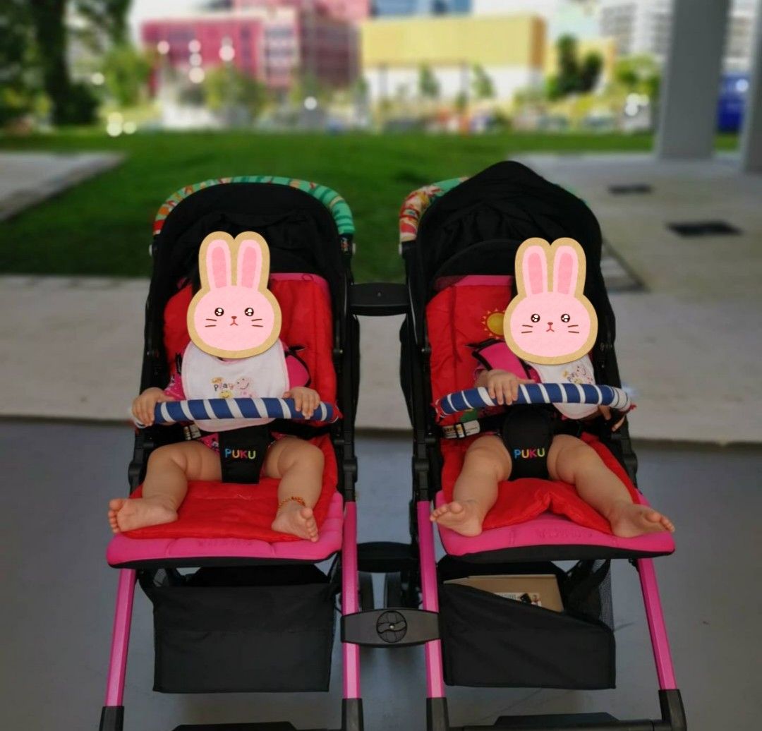 Puku twin stroller best sale
