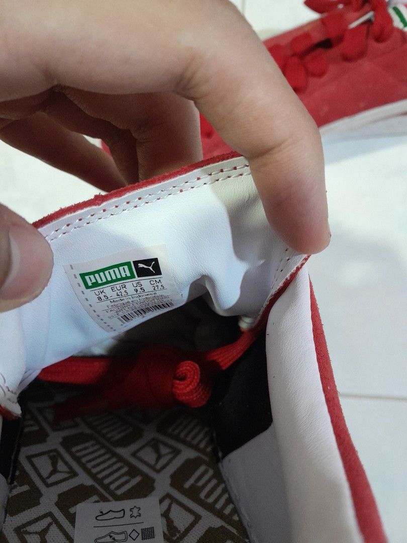 Puma red deals sneakers 8.5