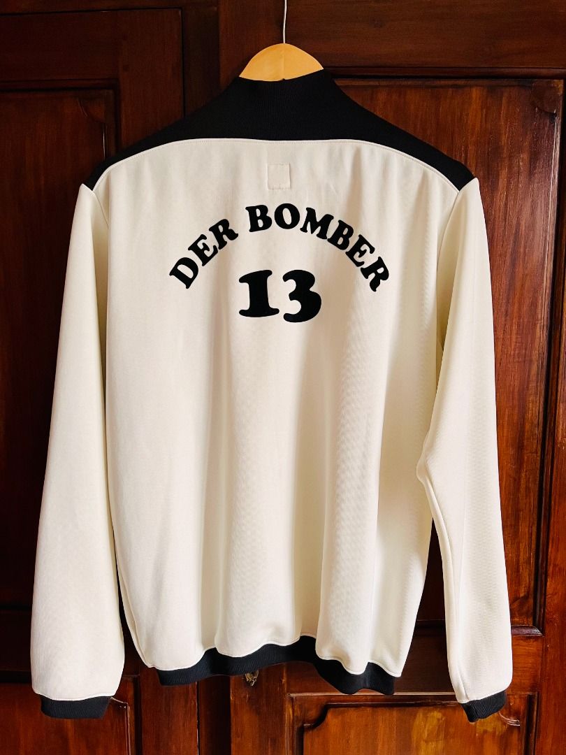 Rare Adidas Gerd Muller Der Bomber 13 German Football Association Retro Vintage Track Sport Jacket