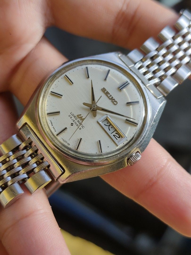 Rare Seiko 5606-7010 LM October 1969, Men's Fashion, Watches & Accessories,  Watches on Carousell