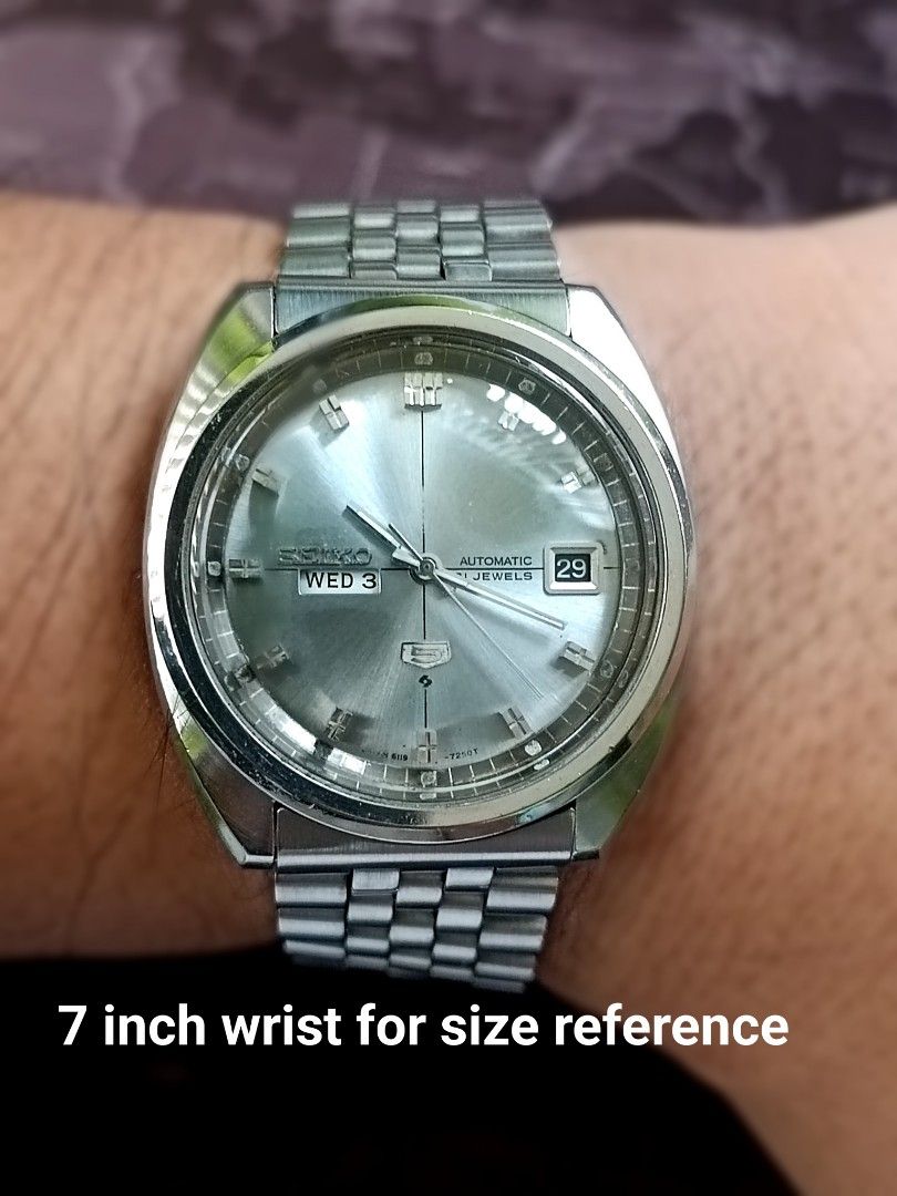 Rare Seiko 6119-7183 split day date window, Men's Fashion, Watches &  Accessories, Watches on Carousell