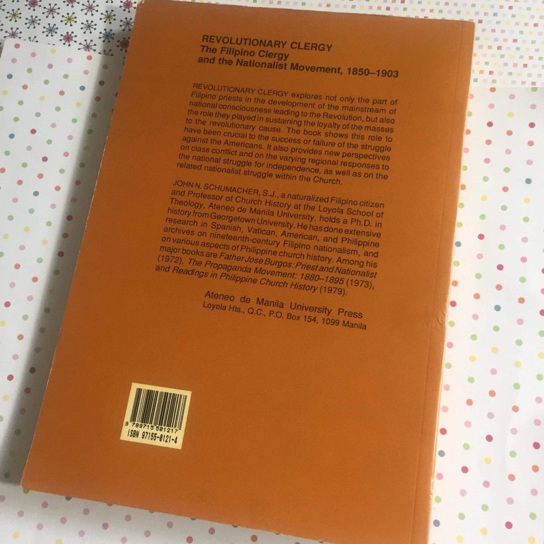 Revolutionary Clergy by John N. Schumacher, SJ, Hobbies & Toys, Books