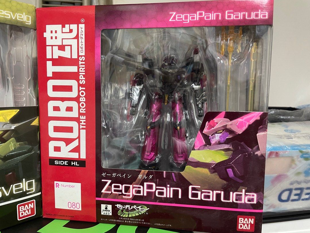 Robot 魂80及82 透明特別版Zegapain Garuda Zegapain Hraesvelg, 玩具