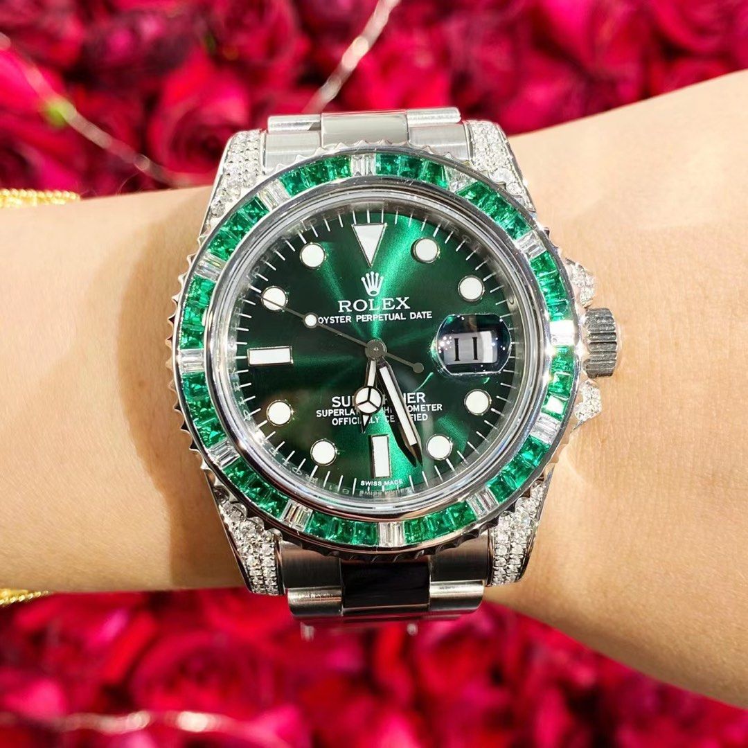 Rolex hotsell hulk diamond
