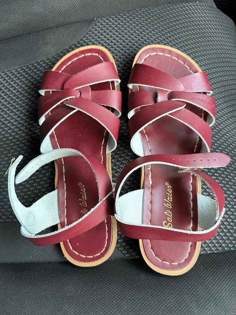 Salt-Water Sandals - Original Claret Sandal, Women's Fashion, Footwear,  Sandals on Carousell