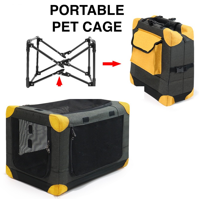 (Same Day Delivery) Portable Pet Cage / Car Cage / Kennel for Cat Dog