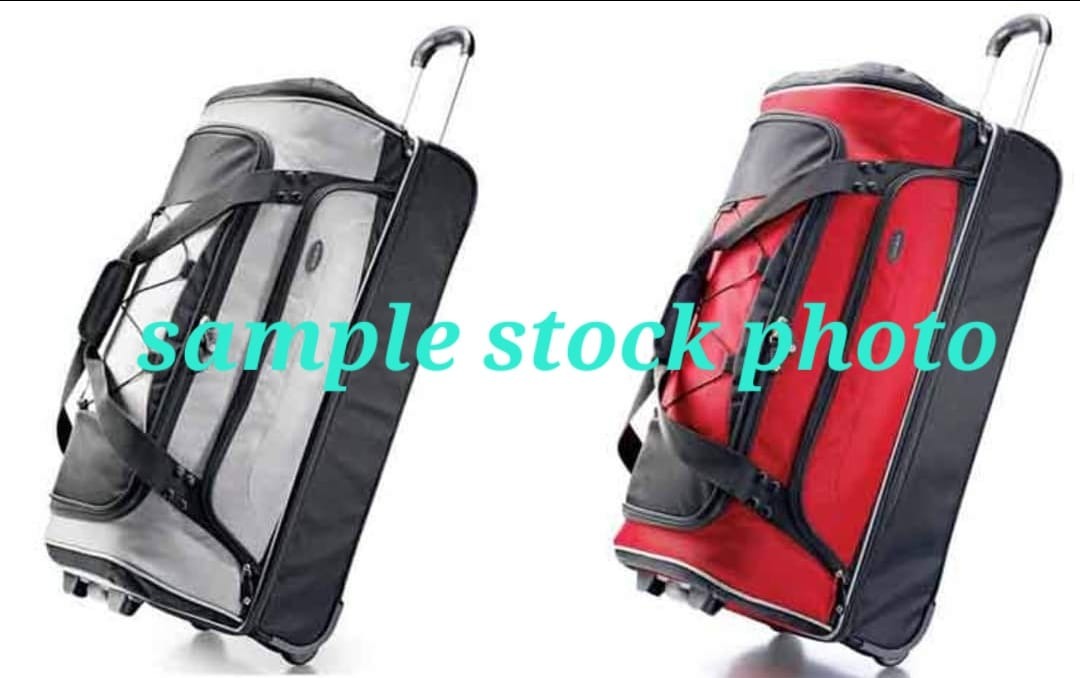 Samsonite duffle trolley luggage Hugh capacity, Hobbies & Toys, Travel