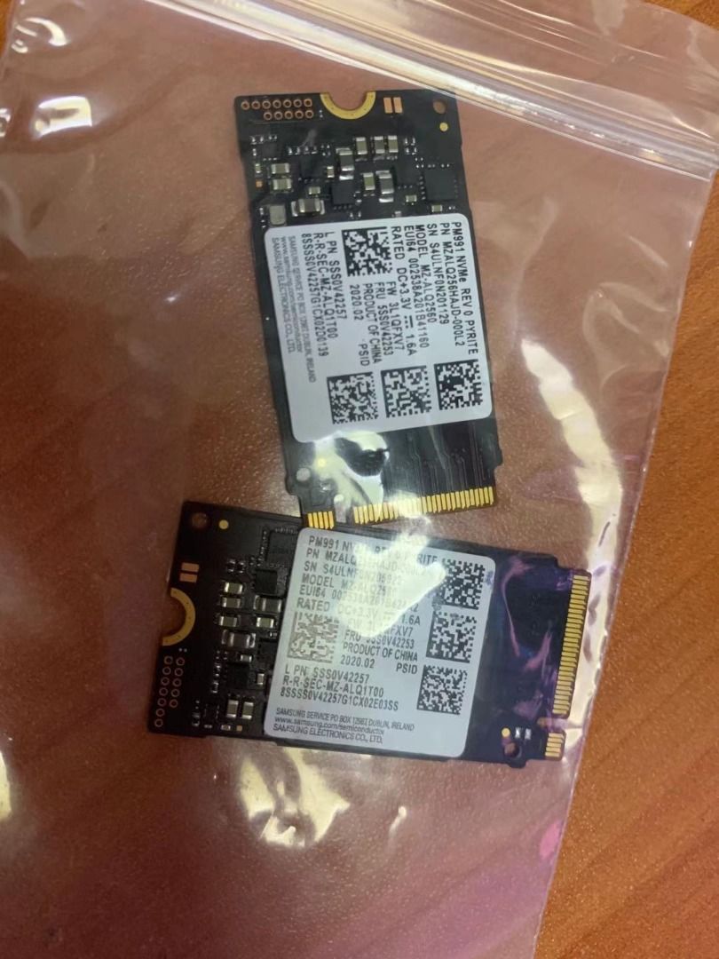 Samsung SSD 256GB PM991 M.2 2242 42mm PCIe 3.0 x4 NVMe