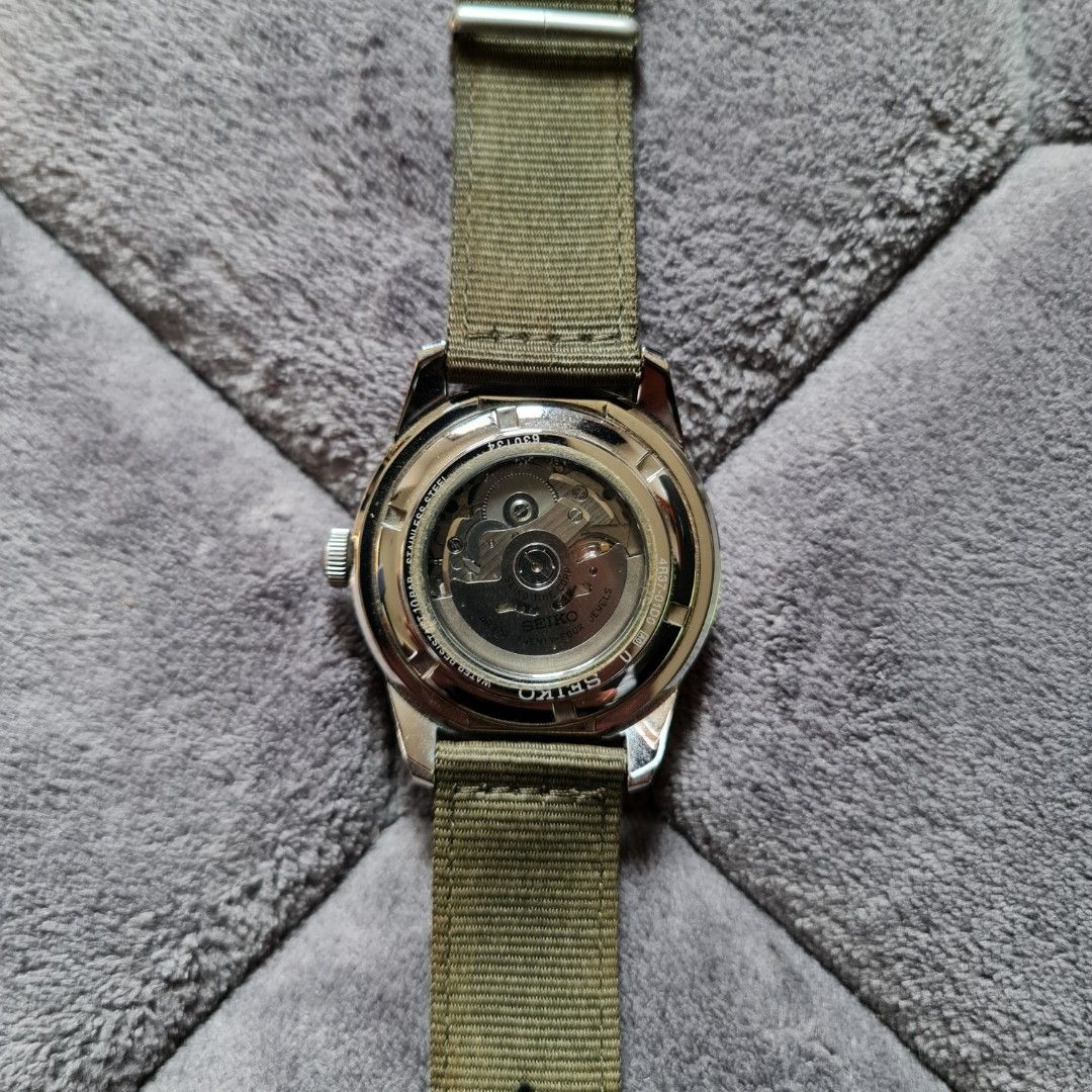 SEIKO SSA299K1 5 Sport Automatic Green Fesyen Pria Jam Tangan di