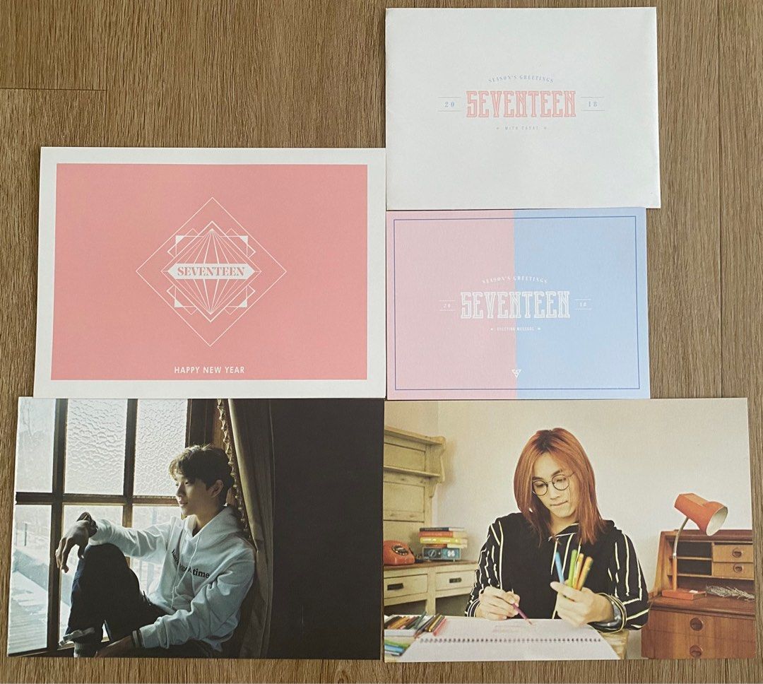 Seventeen seasons greeting postcards, Hobbies & Toys, Memorabilia
