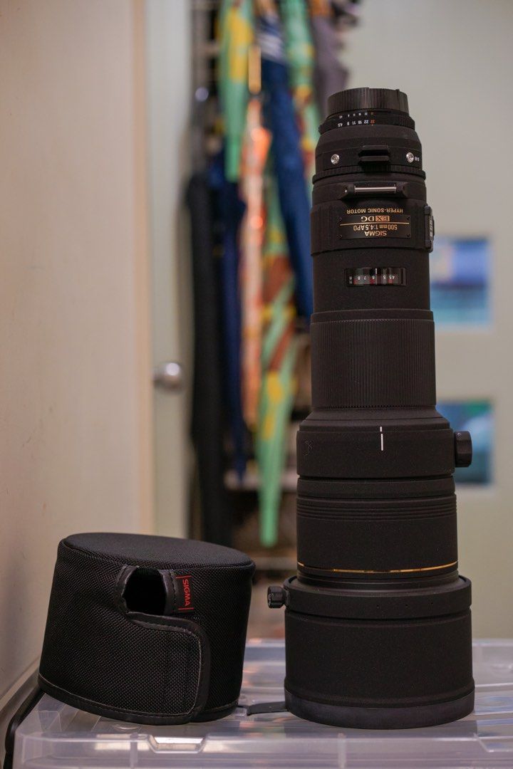 超值打雀大炮Sigma APO 500mm F4.5 EX DG HSM“Nikon”, 攝影器材, 鏡頭
