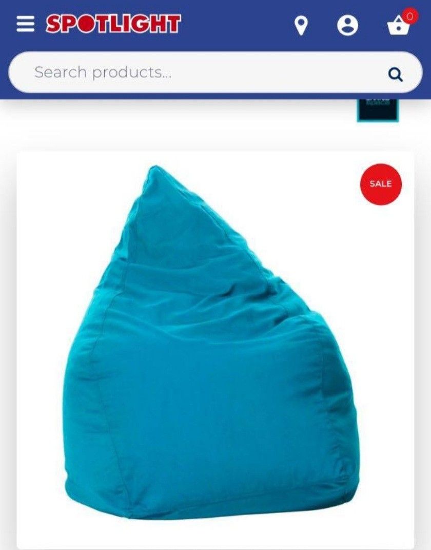 Spotlight bean bag, Furniture & Home Living, Furniture, Other Home Furniture on Carousell
