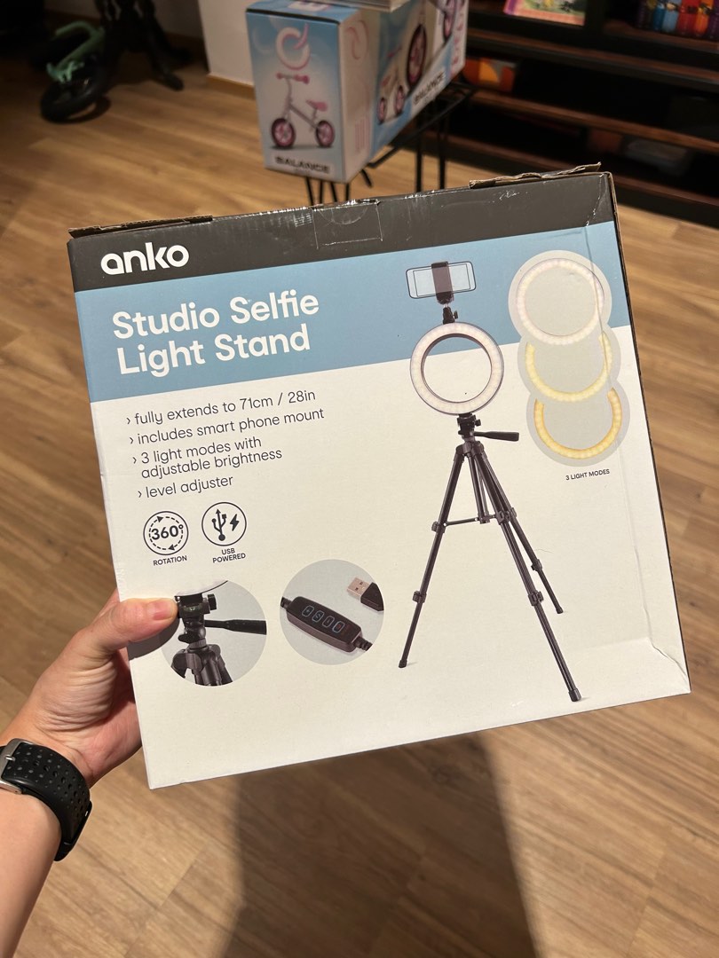 Anko studio selfie light lasix stand