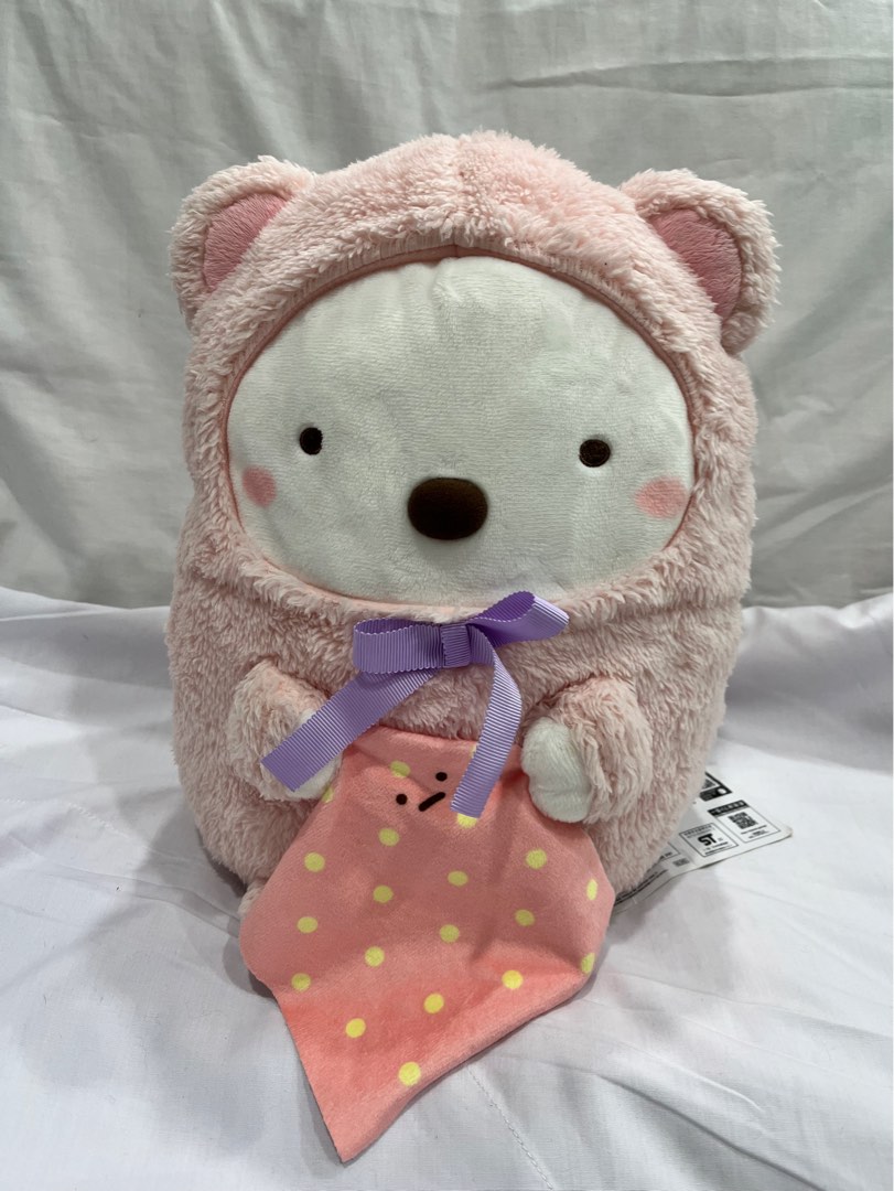 Sumikko Gurashi Shirokuma Fluffy Pink Plush, Hobbies & Toys, Toys ...