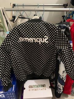 Supreme x (CDG) comme des garçons 14ss reversible baseball jacket