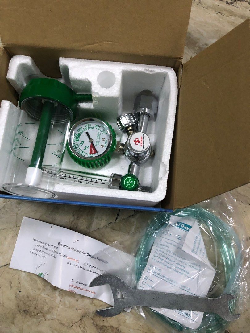 Surrmed Medical Oxygen Regulator (Category: Medical Supplies & Tools) located in San Juan City. Submitted by lifeshop888 (Listing ID 1209969728, Image 2). Description: Brand new medical Regulator Oxygen.
