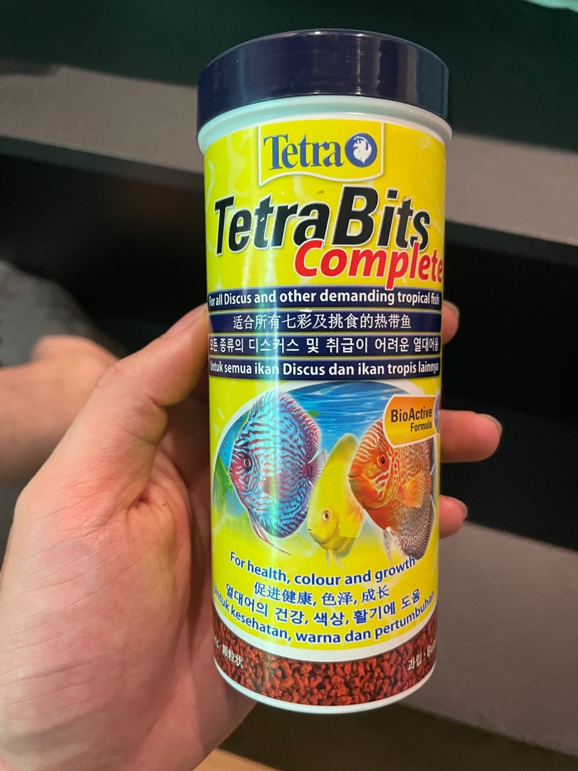 Tetra Bits Complete Fish food for discus and Tropical Fish, Pet Supplies, Pet Food on Carousell