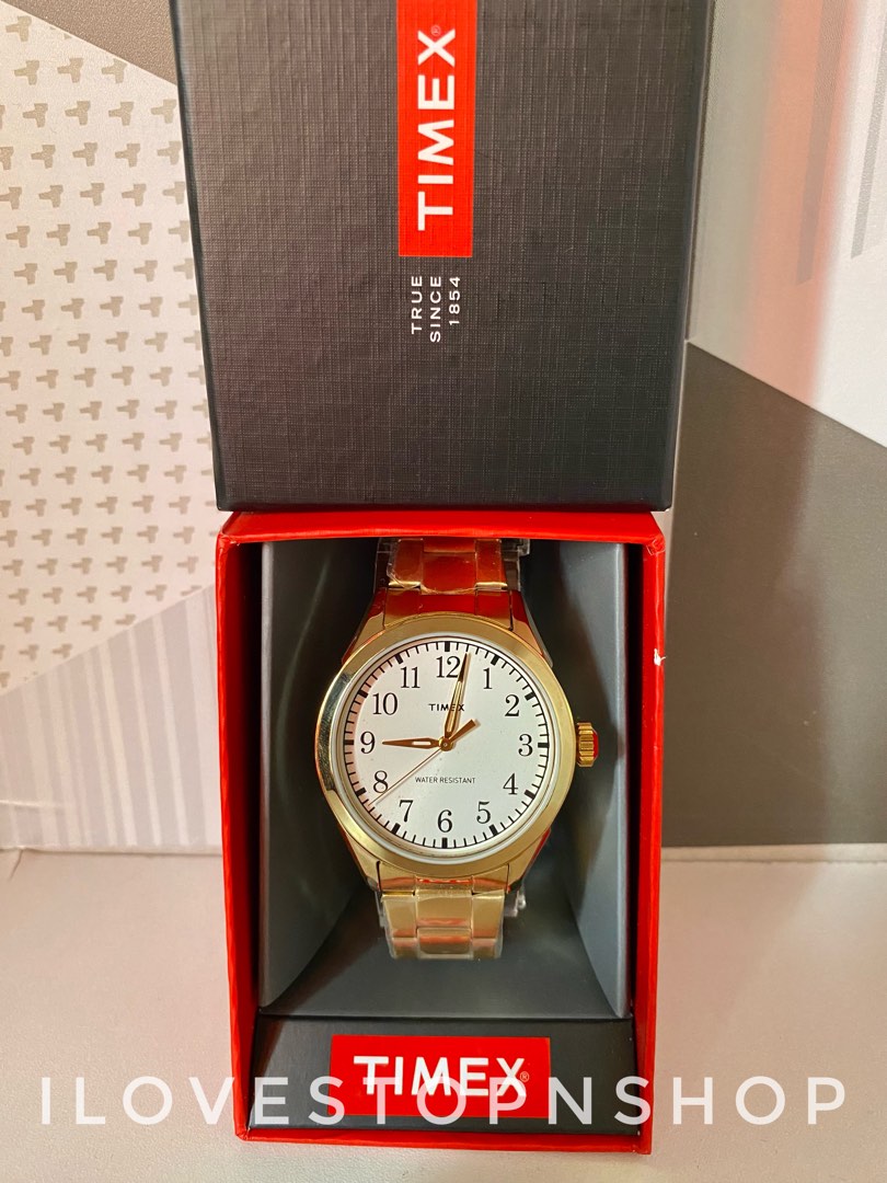 Timex Mens TW2R10000 Briarwood Gold tone Watch Men s Fashion