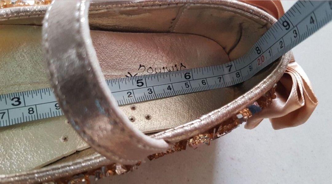 Gold glitter flats for toddlers best sale