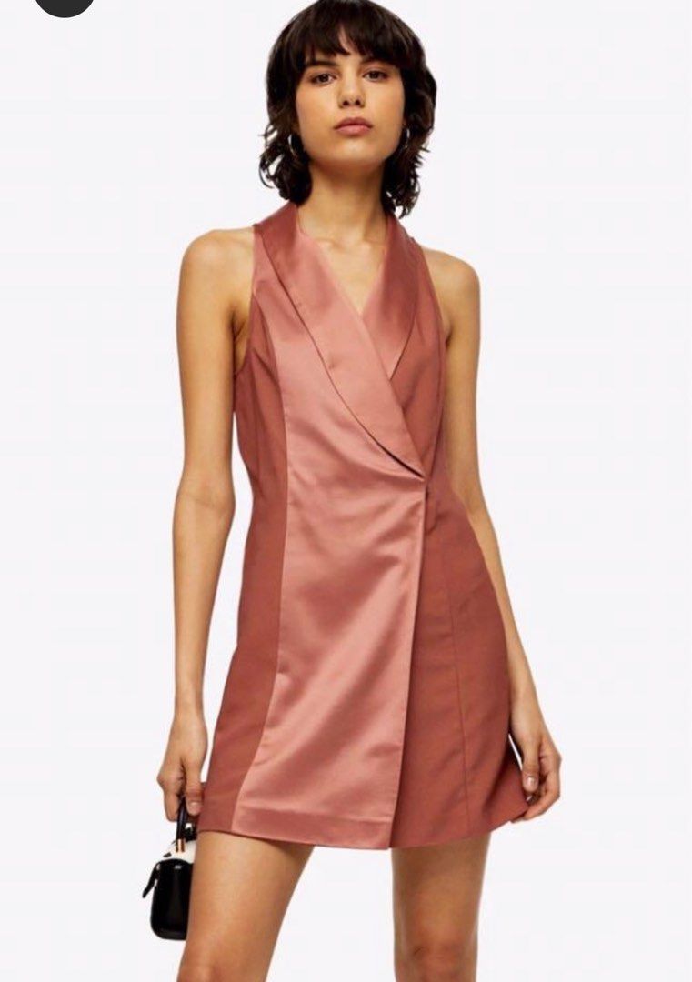 Topshop tuxedo dress discount