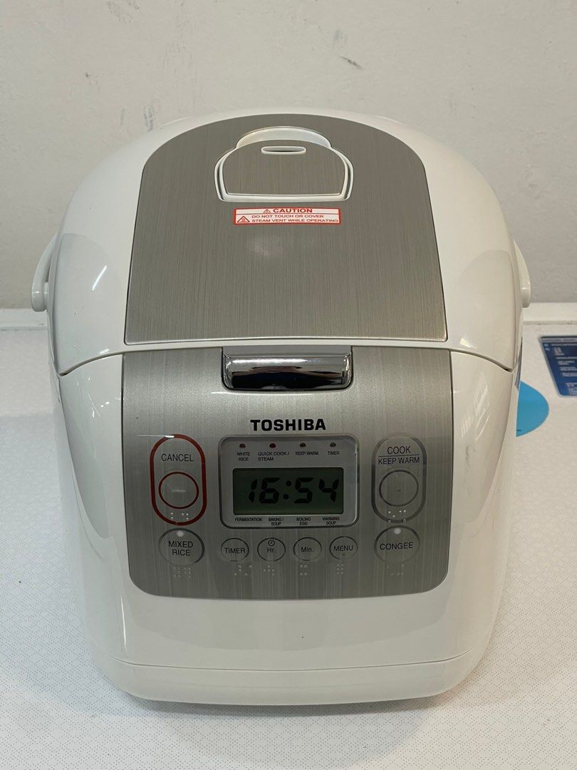 TOSHIBA RC18NMFEIS RICE COOKER (1.8L), TV & Home Appliances, Kitchen