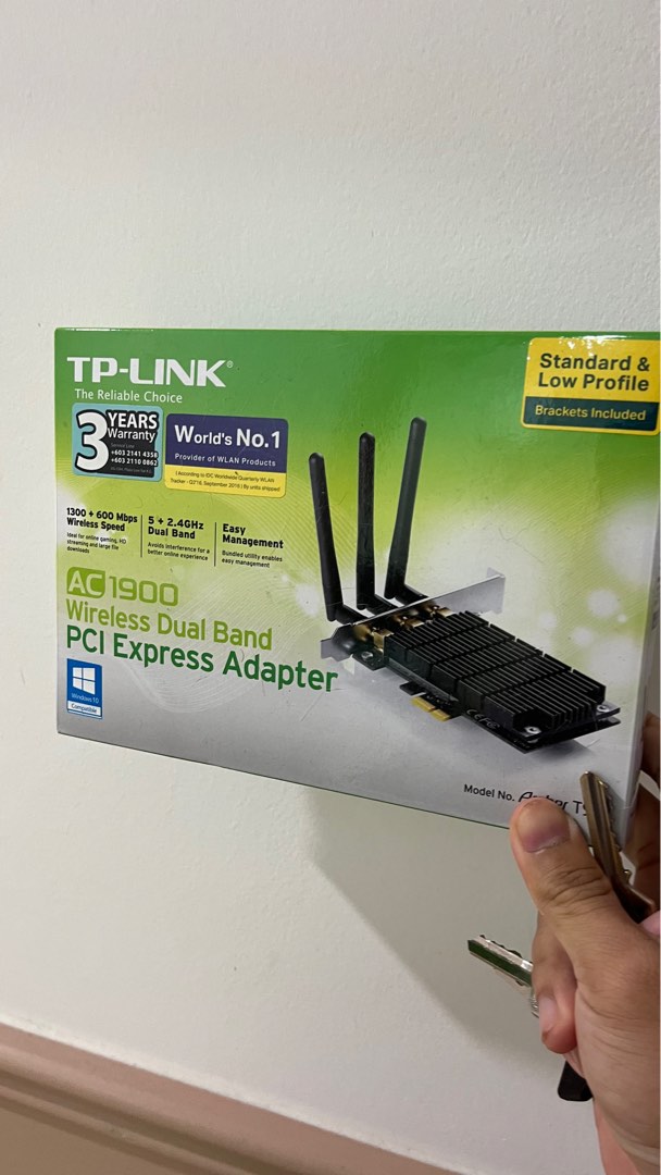 TP LINK ARCHER T9e PCIe card, Computers & Tech, Parts & Accessories ...
