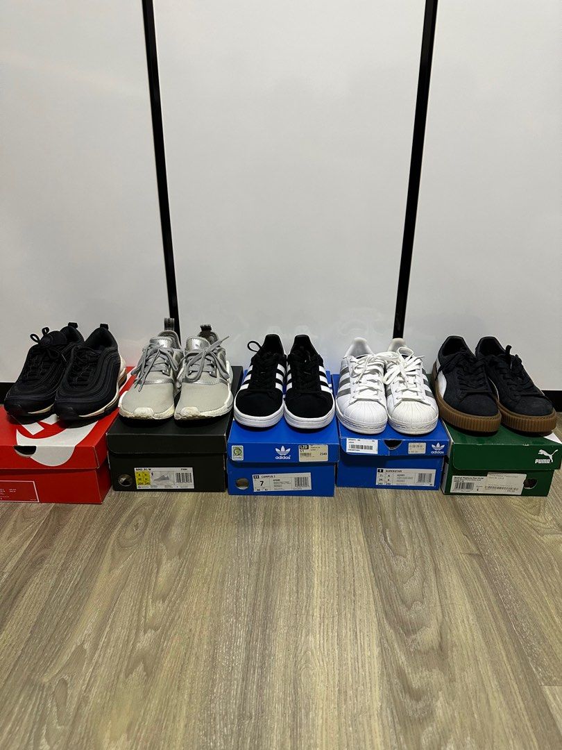 Nike Air Max 97 Adidas NMD R1 Campus Superstar Puma Basket Platform
