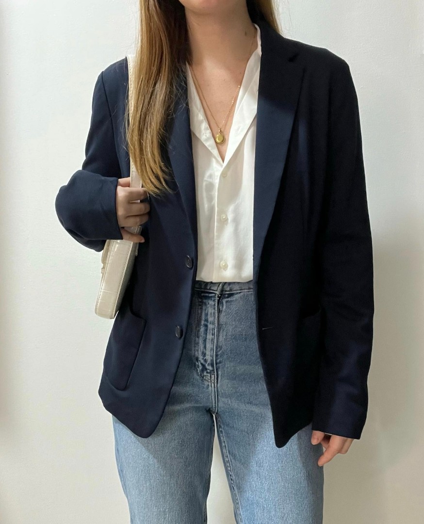 Uniqlo shop blue blazer