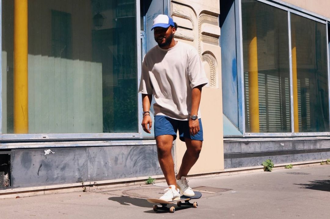 Uniqlo top nylon shorts