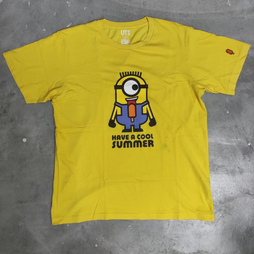 Uniqlo X Minion Tshirt, Men's Fashion, Tops & Sets, Tshirts & Polo