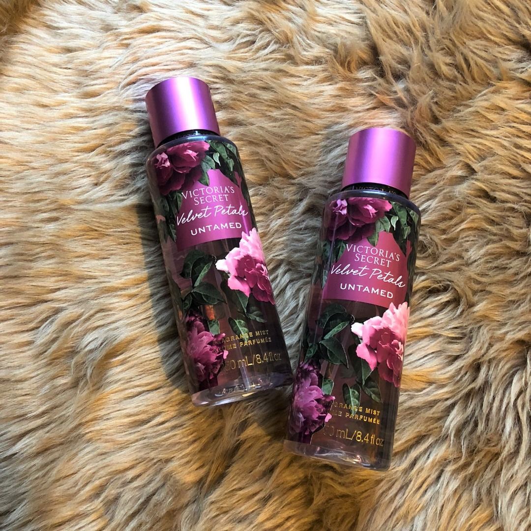 US Victoria's Secret Velvet Petals Untamed fragrance mist, Beauty