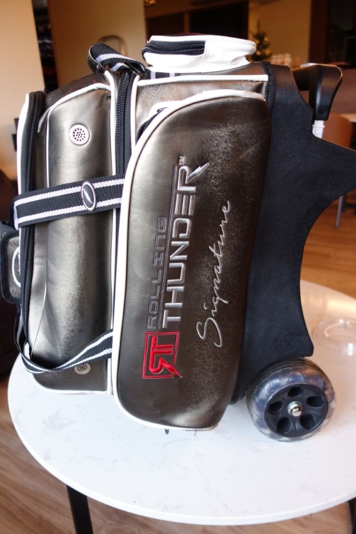 Used STORM 2Ball Trolley Rolling Thunder SIGNATURE Bowling Bag