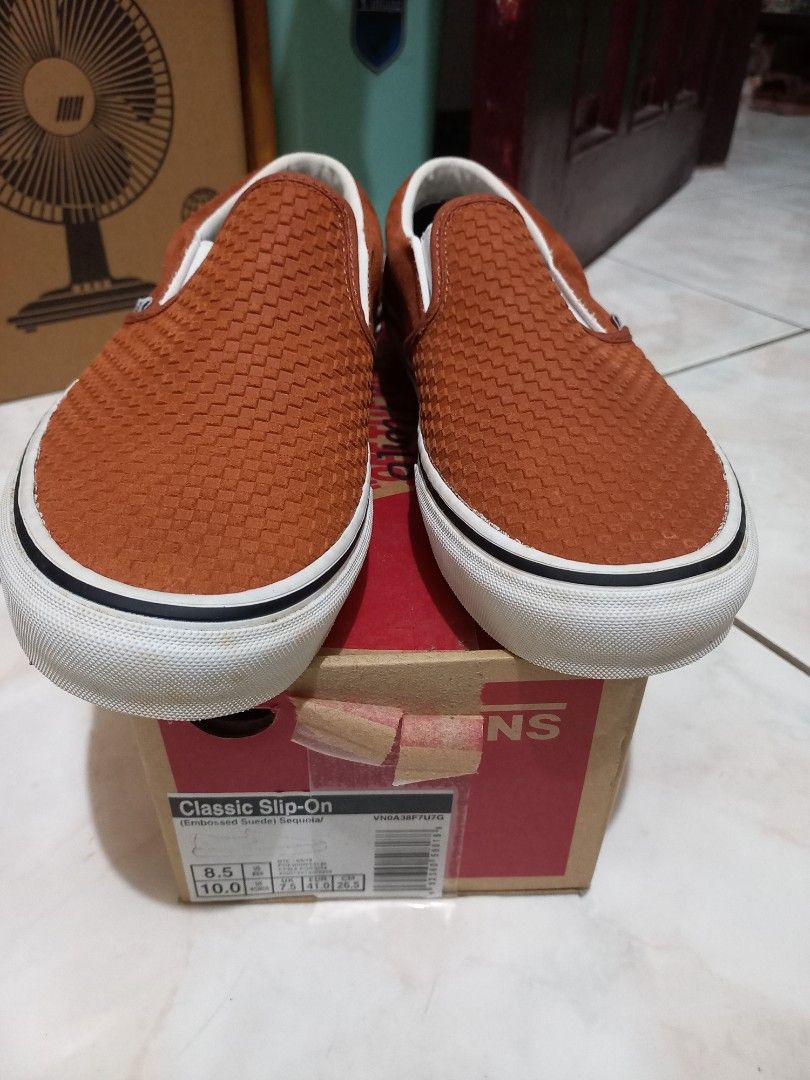 Vans Classic Embossed Suede Sequoia Men s Fashion Footwear