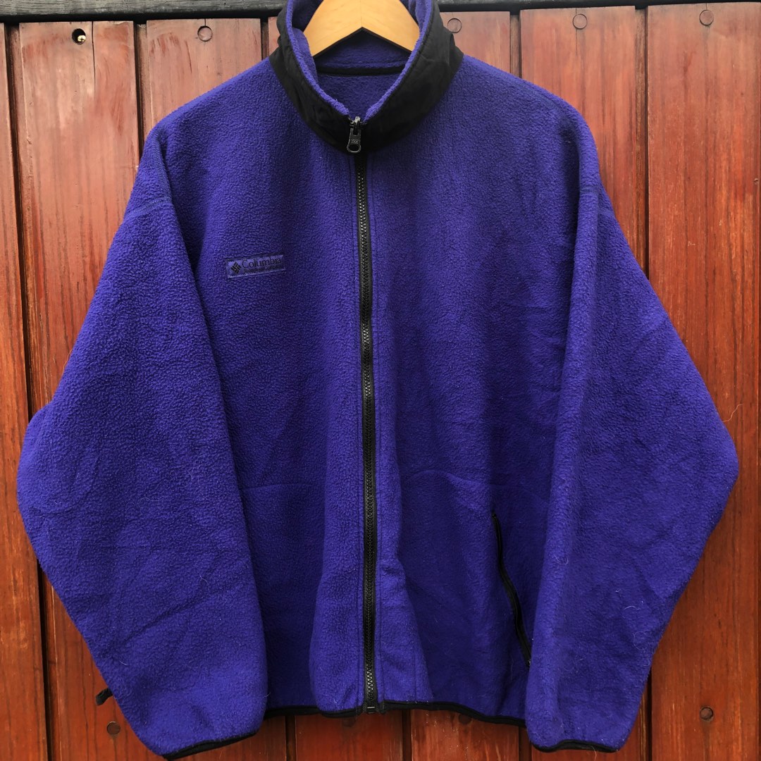Vintage Columbia Fleece Jacket, Men's Fashion, Coats, Jackets and