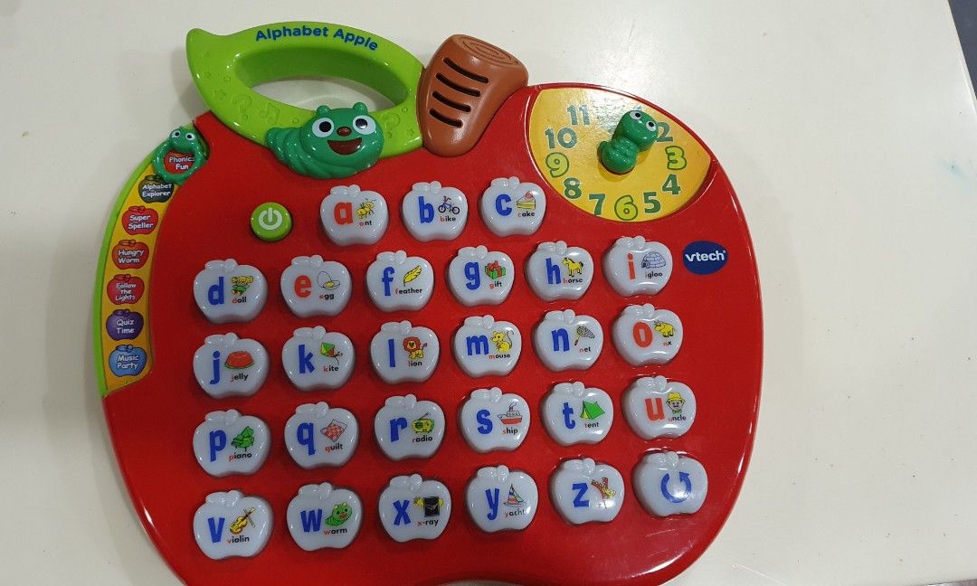 Vtech Alphabet Apple, Hobbies & Toys, Toys & Games on Carousell
