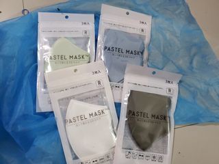 Washable facemask japan and Korea original 3 pcs in 1 package