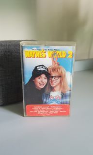 Wayne's World 2 Original Soundtrack Music Audio Cassette Retro Vintage Tape