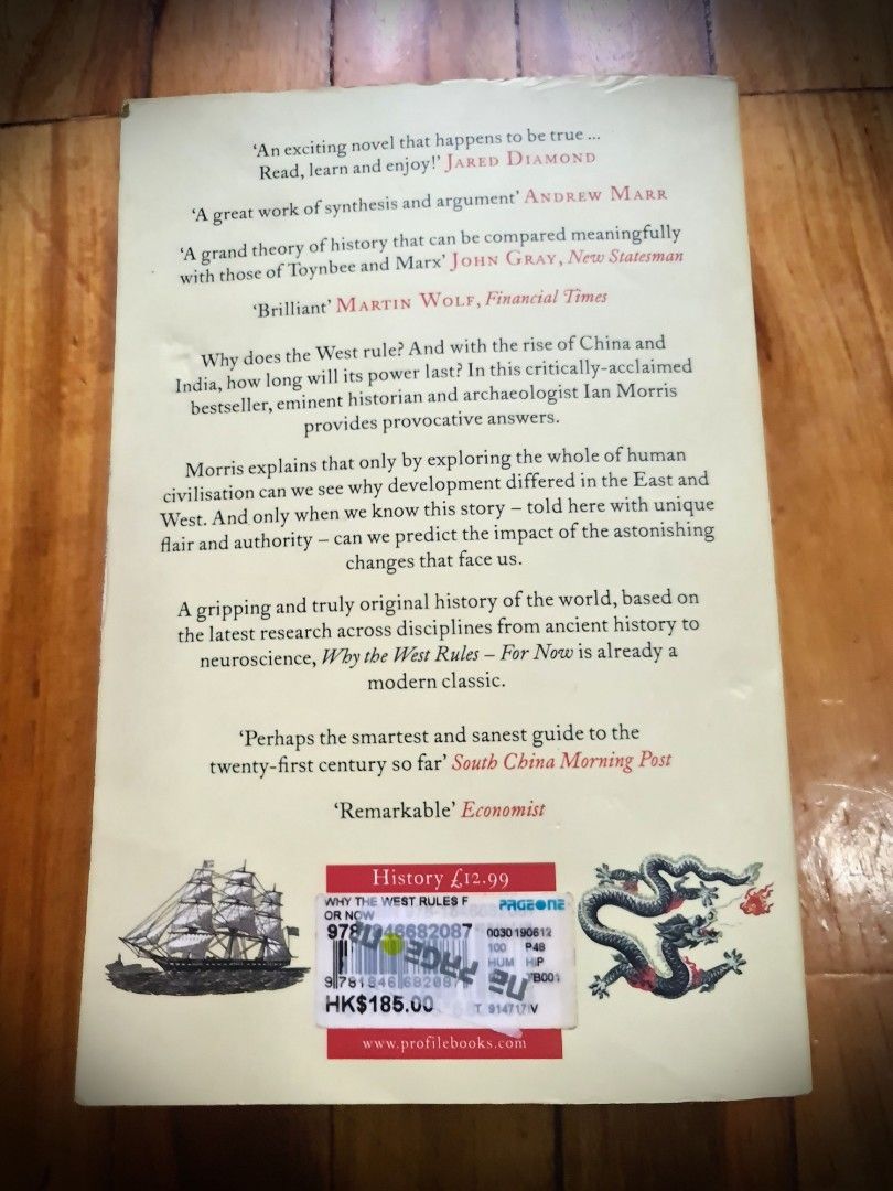 Why the West Rules For Now by Ian Morris (Category: Storybooks) located in Manila. Submitted by minimaliskey (Listing ID 1209916813, Image 2). Description: .