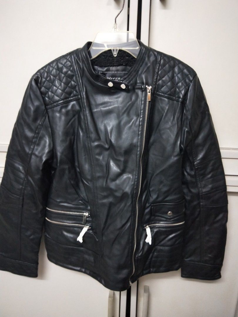 Pu leather cheap biker jacket