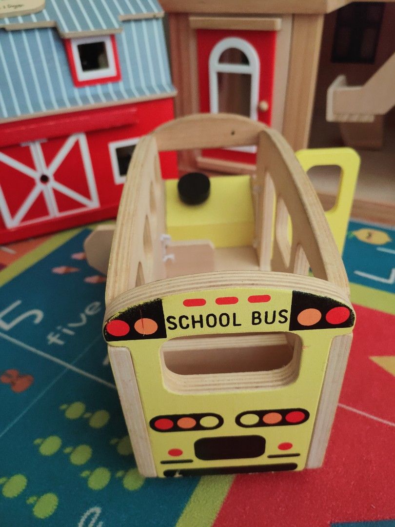Wooden best sale bus kmart