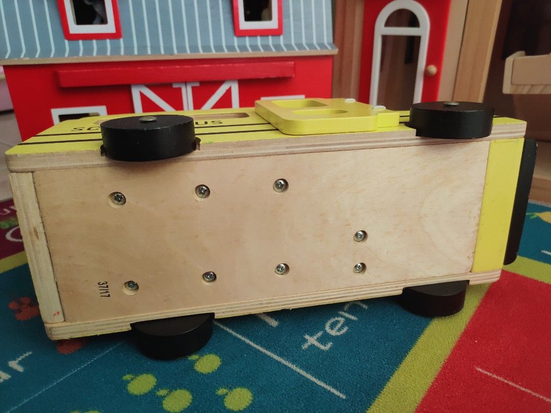 Wooden bus kmart top