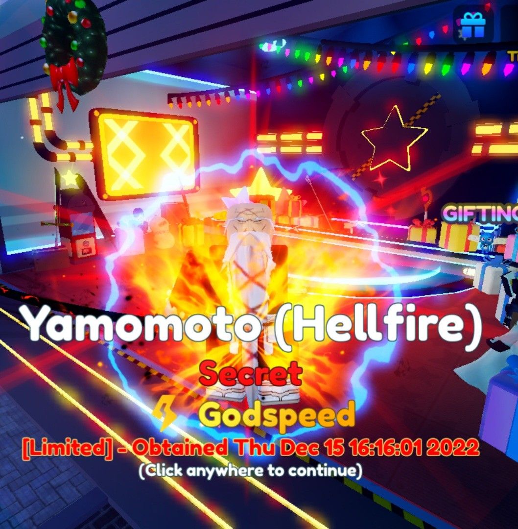 ✨NEW SECRET EVO YAMAMOTO HELLFIRE (YAMOMOTO) OP ABILITY DMG BUFF