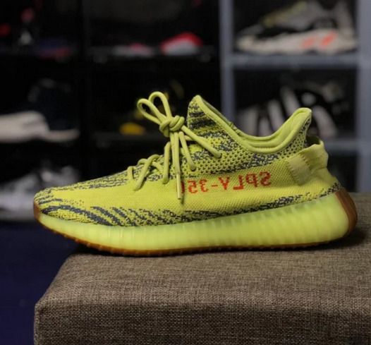Adidas yeezy yellow zebra hotsell