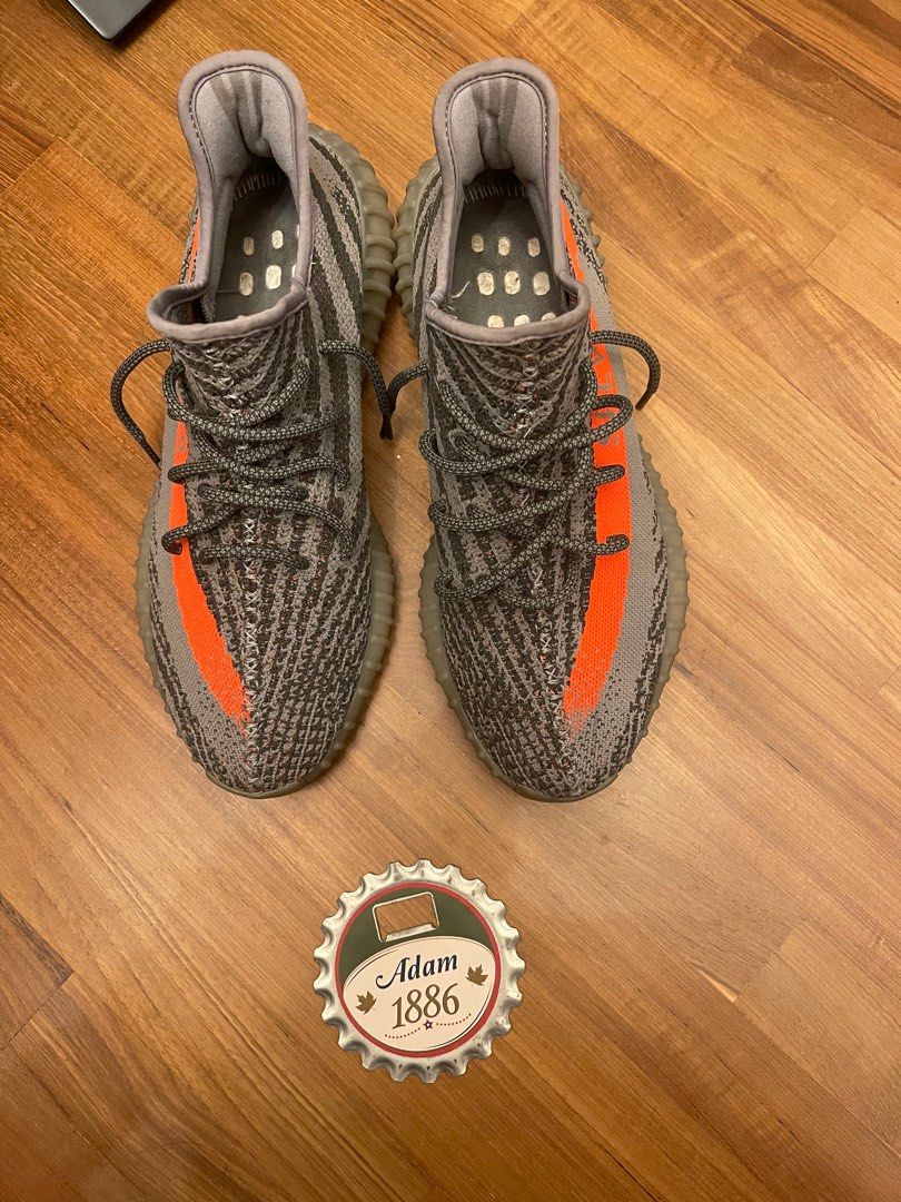 Yeezy beluga 1.0 on feet top