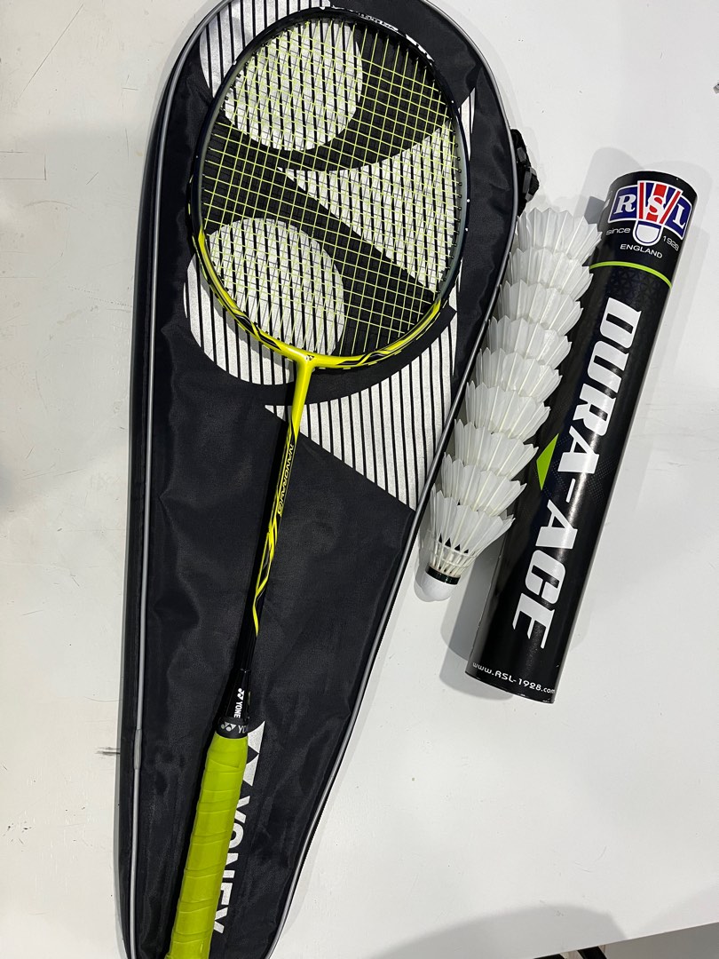Yonex badminton racket set, Sports Equipment, Sports & Games, Racket
