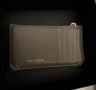 YSL Epson Cardholder in “Fog”64227740487809110